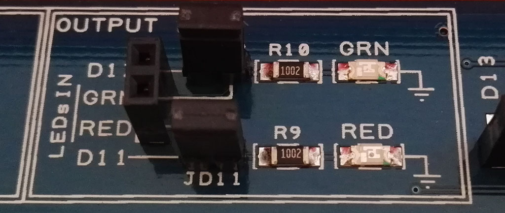 The Proto Shield Plus SD11 and SD12 closed